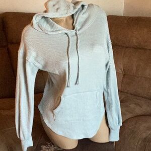 So Brand thermal hooded casual top sz Med